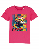 Pop Art  Cat Tricou mânecă scurtă  Copii Mini Creator