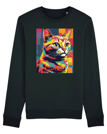 Pop Art  Cat Black
