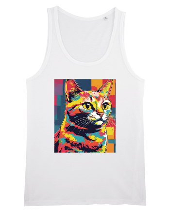 Pop Art  Cat White