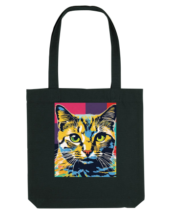 Pop Art  Cat Black