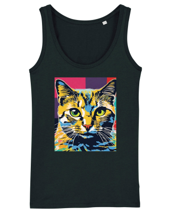 Pop Art  Cat Black