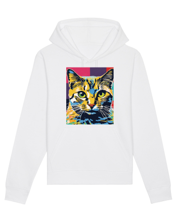 Pop Art  Cat White