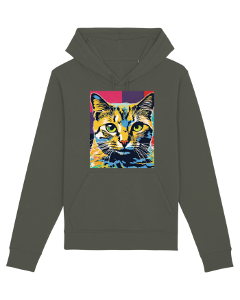 Pop Art  Cat Khaki