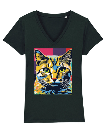 Pop Art  Cat Black