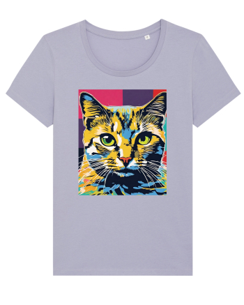 Pop Art  Cat Lavender
