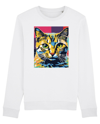 Pop Art  Cat White