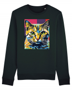 Pop Art  Cat Bluză mânecă lungă Unisex Rise