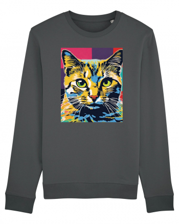 Pop Art  Cat Anthracite