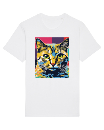 Pop Art  Cat White