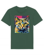 Pop Art  Cat Tricou mânecă scurtă Unisex Rocker