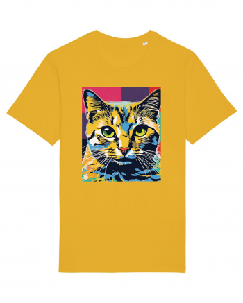 Pop Art  Cat Spectra Yellow