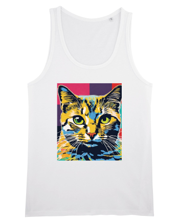 Pop Art  Cat White