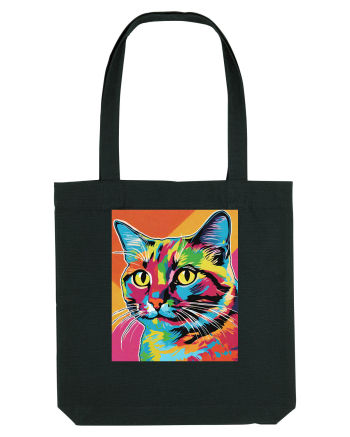 Pop Art  Cat Black