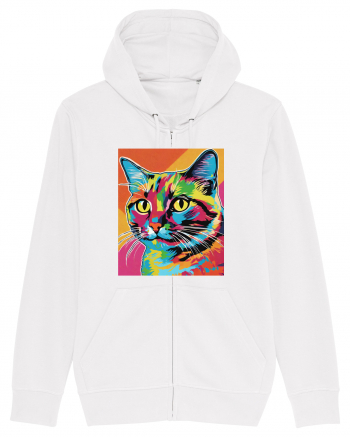 Pop Art  Cat White