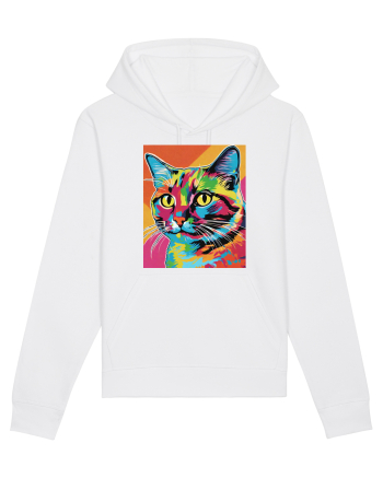 Pop Art  Cat White
