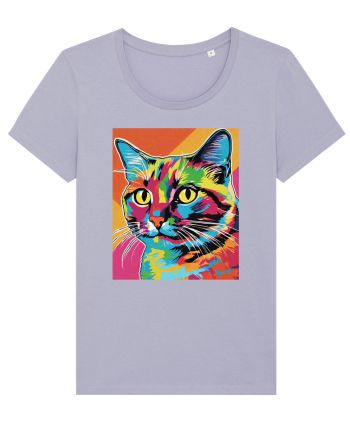 Pop Art  Cat Lavender