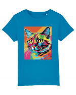 Pop Art  Cat Tricou mânecă scurtă  Copii Mini Creator