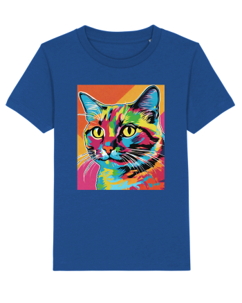 Pop Art  Cat Majorelle Blue