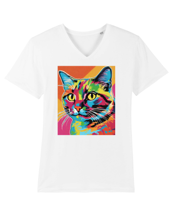 Pop Art  Cat White