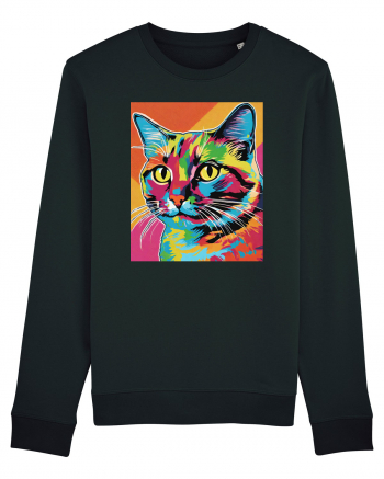 Pop Art  Cat Black