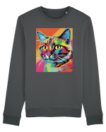 Pop Art  Cat Bluză mânecă lungă Unisex Rise