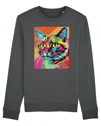 Pop Art  Cat Anthracite