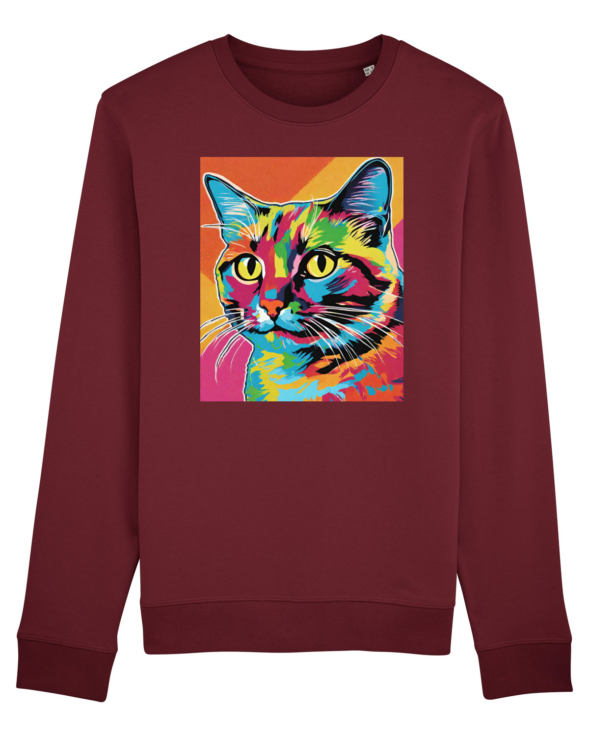 Bluză mânecă lungă Unisex Rise Burgundy