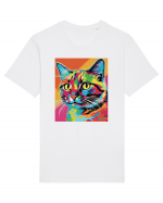 Pop Art  Cat Tricou mânecă scurtă Unisex Rocker