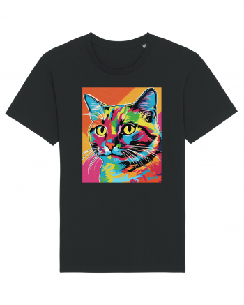 Pop Art  Cat Black