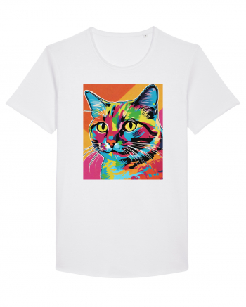 Pop Art  Cat White