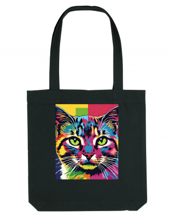 Pop Art  Cat Black