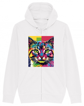 Pop Art  Cat White