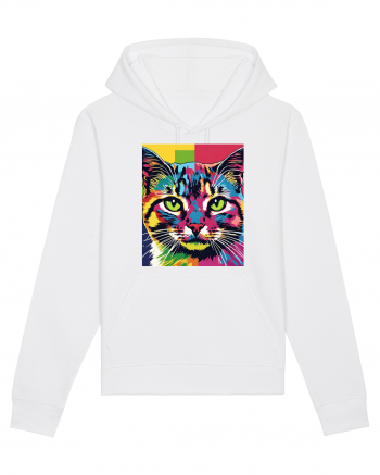 Pop Art  Cat White