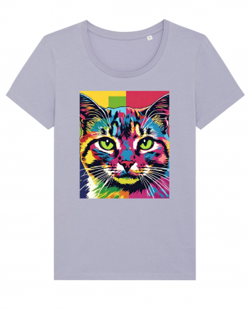 Pop Art  Cat Lavender