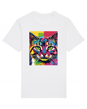 Pop Art  Cat White