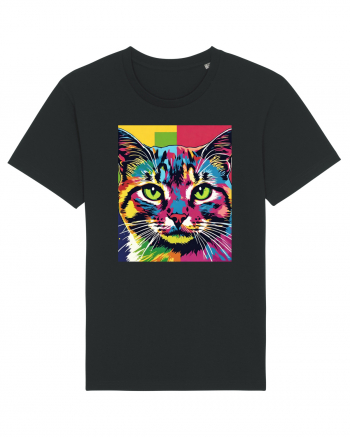 Pop Art  Cat Black