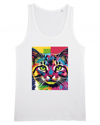 Pop Art  Cat White