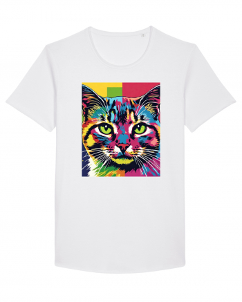 Pop Art  Cat White