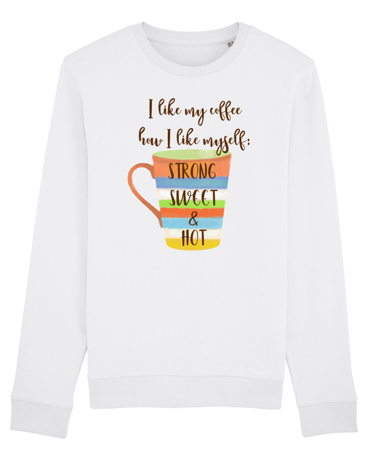 Bluză mânecă lungă Unisex Rise White