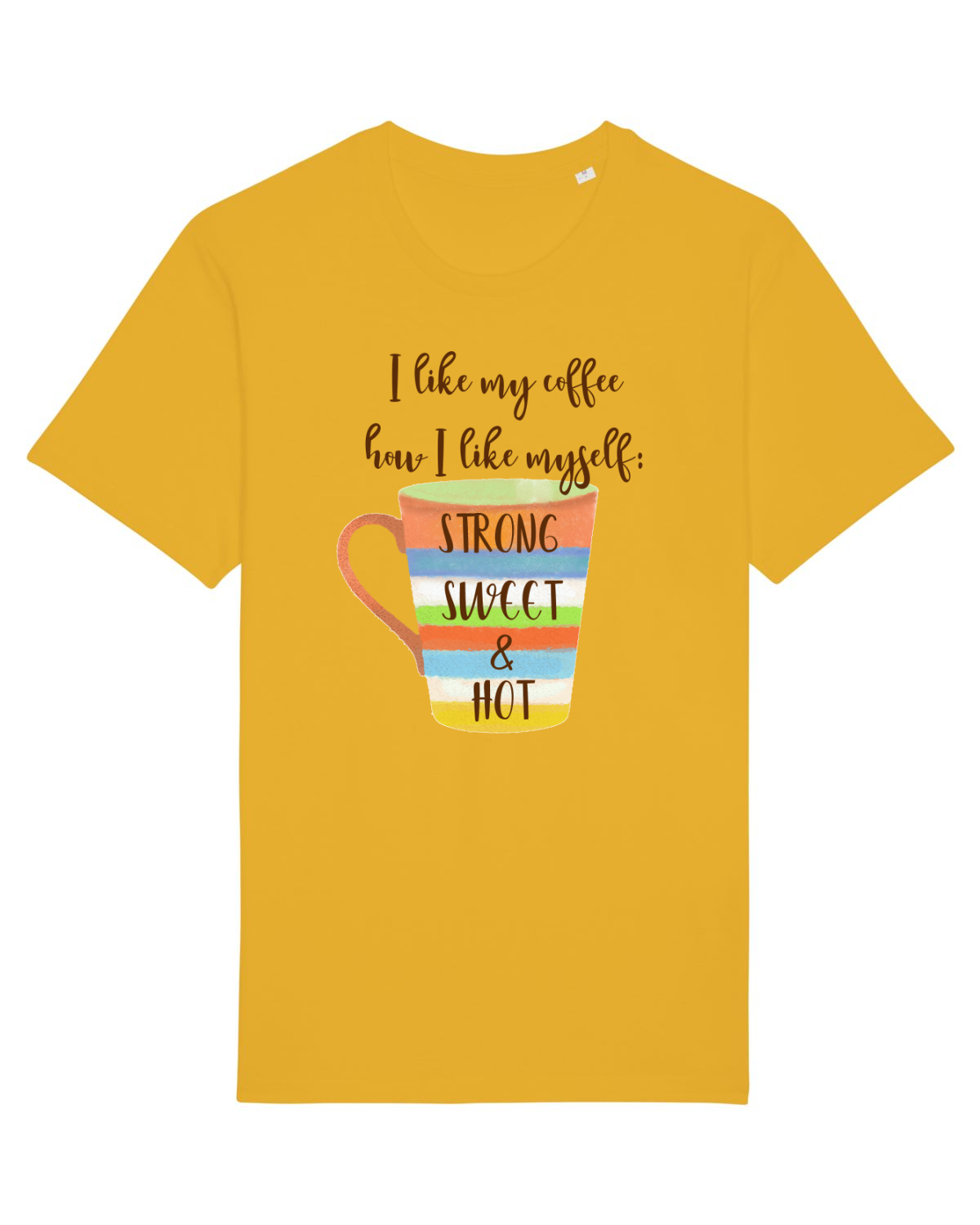 Tricou mânecă scurtă Unisex Rocker Spectra Yellow