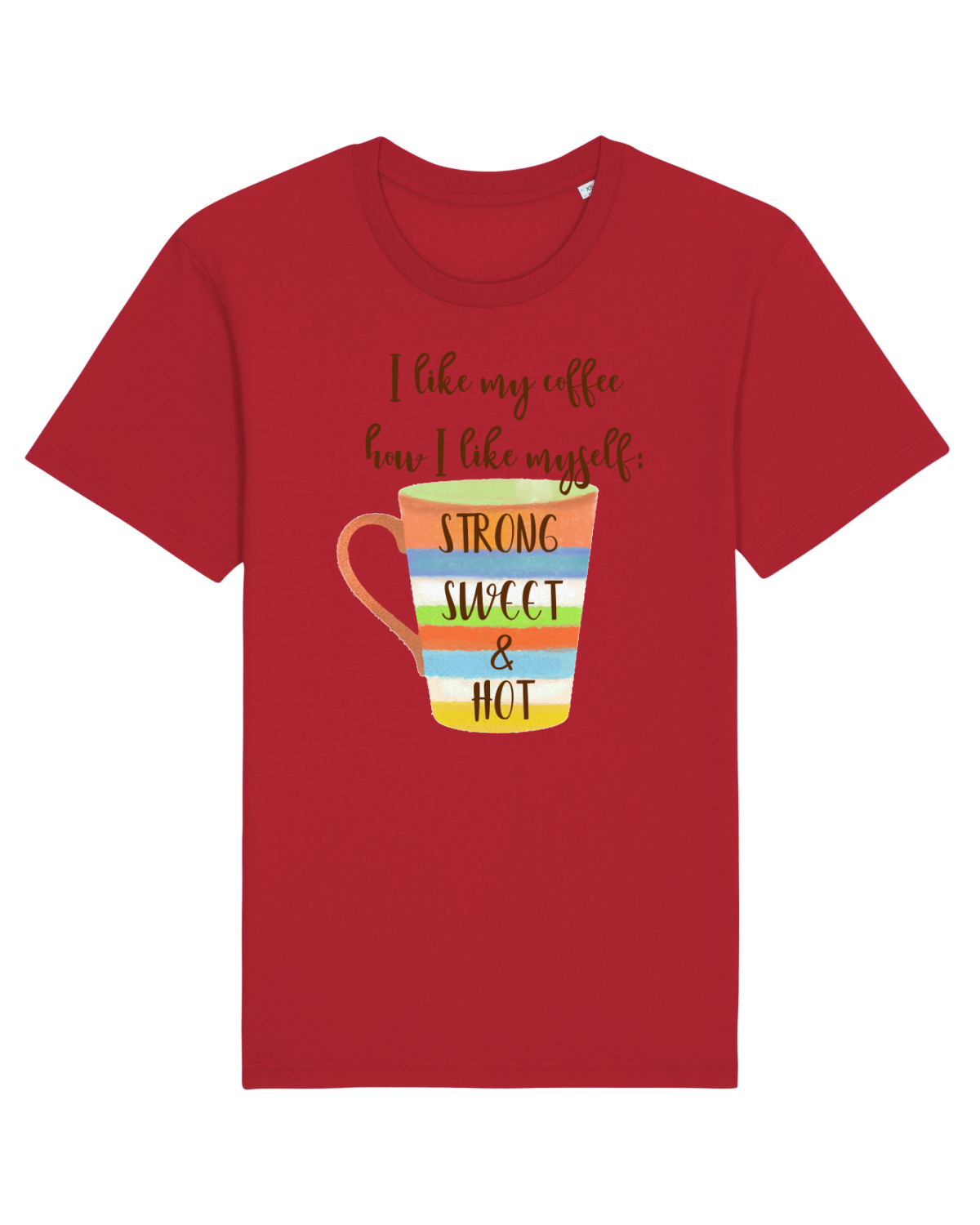 Tricou mânecă scurtă Unisex Rocker Red