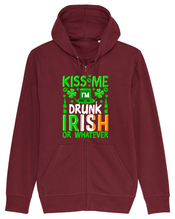 Kiss me I'm drunk irish or whatever Burgundy