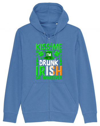 Kiss me I'm drunk irish or whatever Bright Blue