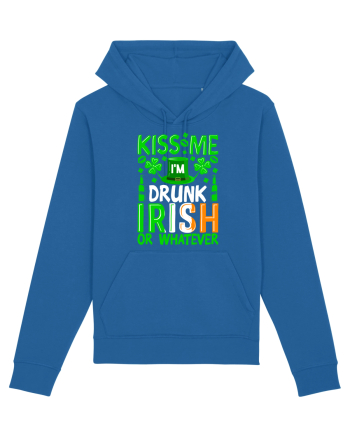 Kiss me I'm drunk irish or whatever Royal Blue
