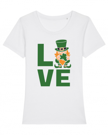 Love  Leprechaun White