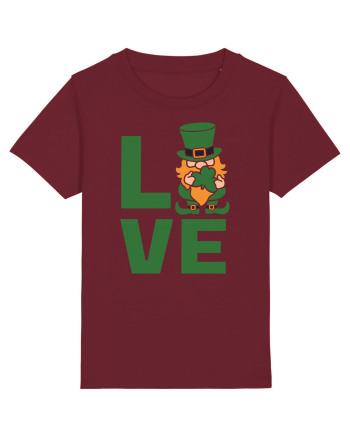 Love  Leprechaun Burgundy