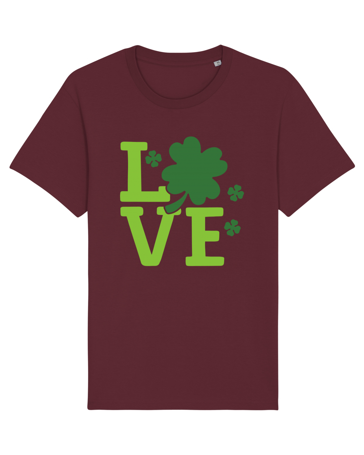 Tricou mânecă scurtă Unisex Rocker Burgundy