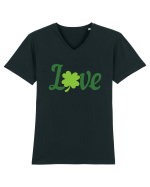 Love St. Patrick! Tricou mânecă scurtă guler V Bărbat Presenter