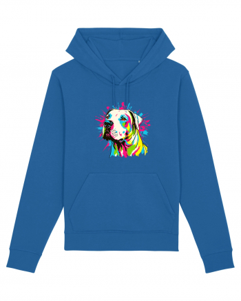 Dogo Argentino Pop Art Royal Blue