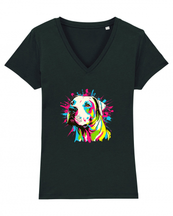 Dogo Argentino Pop Art Black